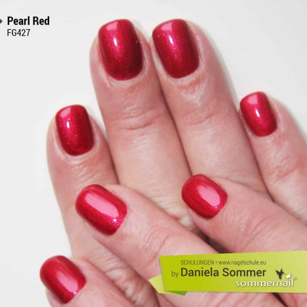 Farbgel Pearl Red
