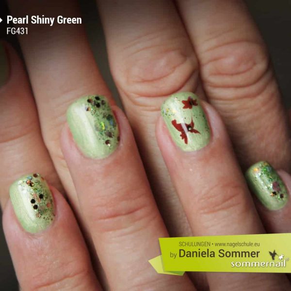 Farbgel Pearl Shiny Green