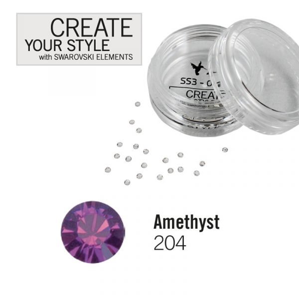 SWAROVSKI ELEMENTS SS3 - Amethyst – sommernail