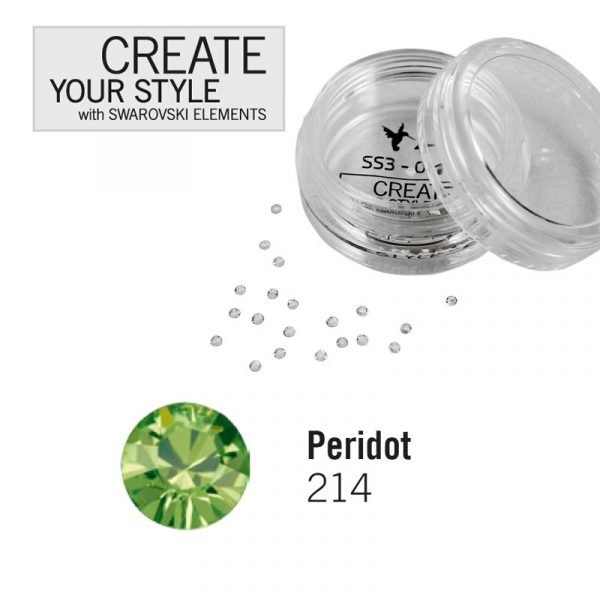 SWAROVSKI ELEMENTS SS3 - Peridot – sommernail