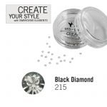 SWAROVSKI ELEMENTS SS3 - Black Diamond – sommernail