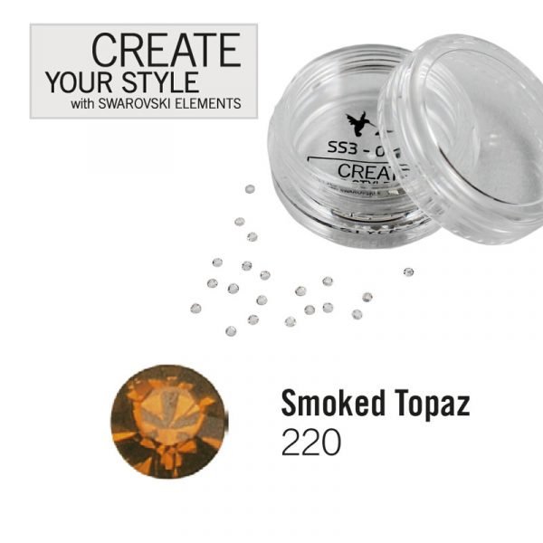 SWAROVSKI ELEMENTS SS3 - Smoked Topaz – sommernail