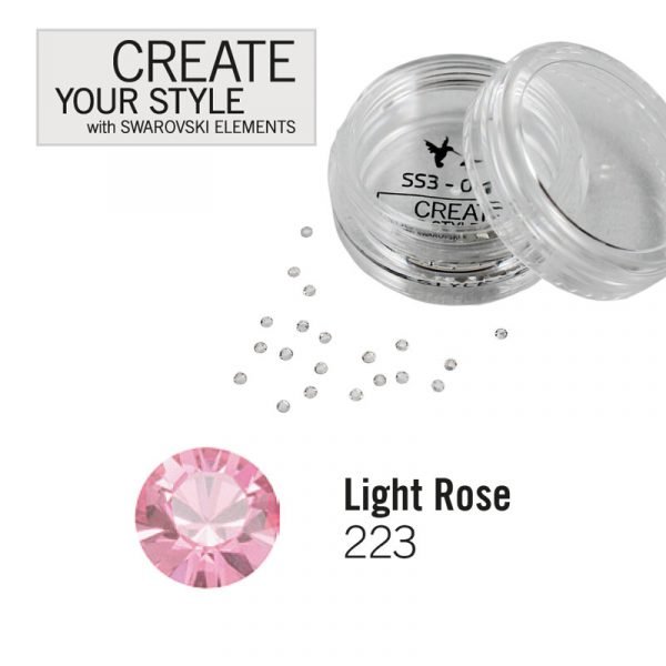 SWAROVSKI ELEMENTS SS3 - Light Rose – sommernail