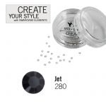 SWAROVSKI ELEMENTS SS3 - Jet – sommernail