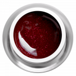 Farbgel Glimmer Dark Red