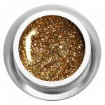 Farbgel Glitter Golden Sand