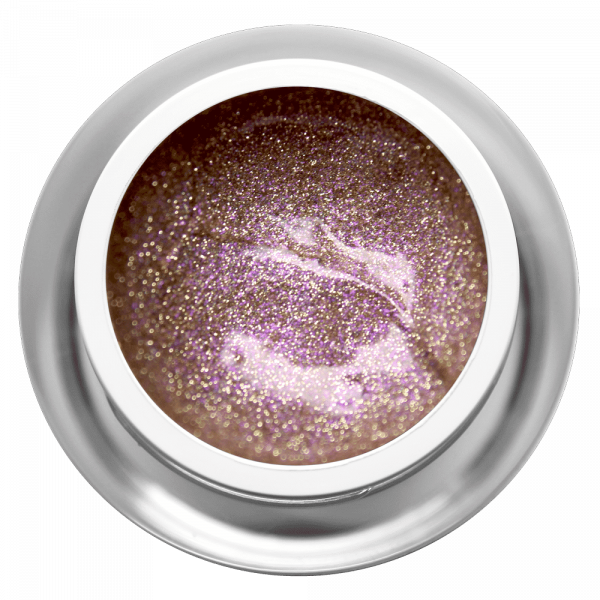 Farbgel Glitter Gold Rose