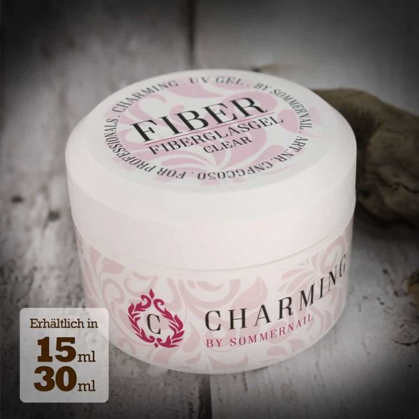 CHARMING FIBER - Fiberglasgel - clear – sommernail
