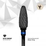 Black Diamant Fräser Bit - FLAME Blauer Ring – sommernail