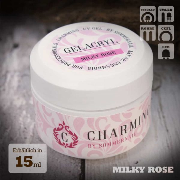 CHARMING - GELACRYL - Milky Rose - 15ml – sommernail