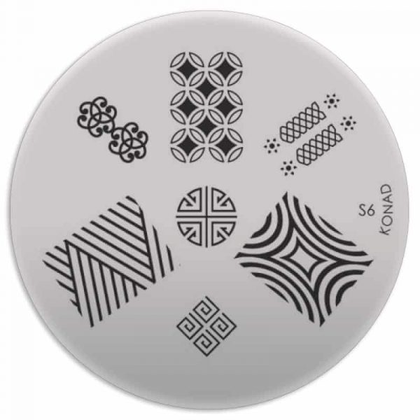 KONAD Stampingschablone S6 – sommernail