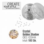 SWAROVSKI ELEMENTS SS3 - Crystal Golden Shadow – sommernail